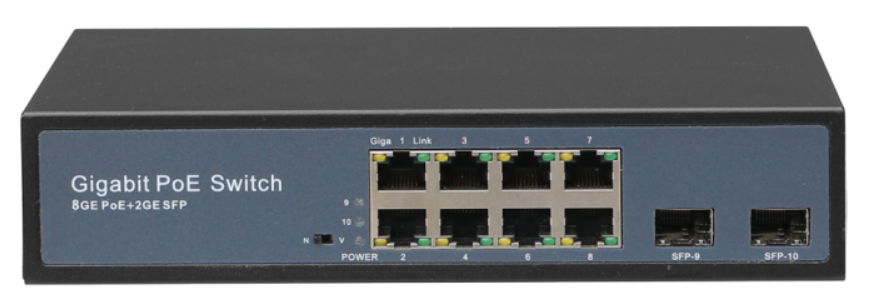 Коммутатор L2 SKS-16E1-IP-0802SFPBР-3