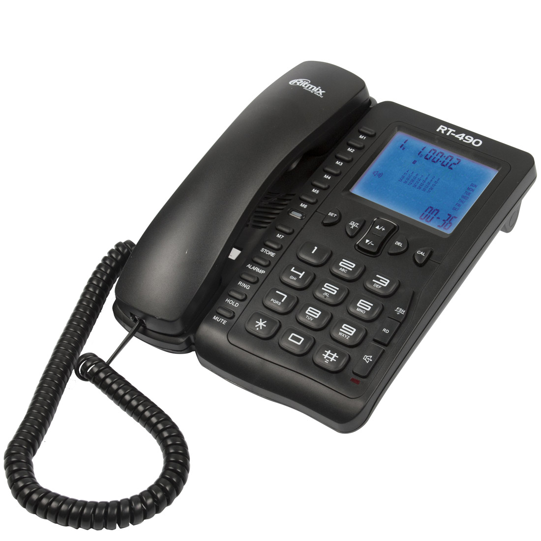 Телефон Ritmix RT-490 (Black) аналоговый