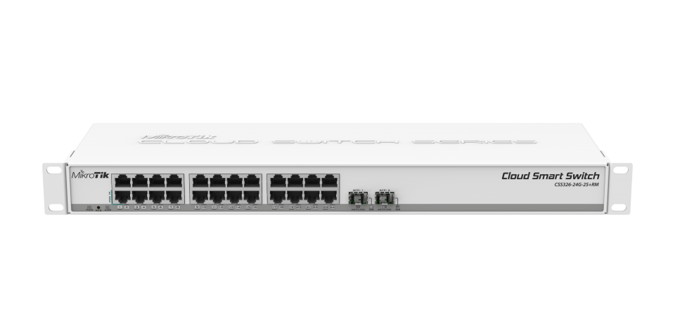 Коммутатор MIKROTIK CSS326-24G-2S+RM