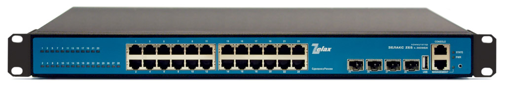 Управляемые коммутаторы L3 ZES-30xx Zelax