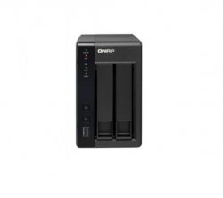 Сетевой RAID-накопитель с двумя отсеками для жестких дисков QNAP TS-219P II