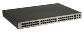 D-Link DES-1252G Smart Switch with 48 ports 10/100Mbps and 4 ports 10/100/1000Mbps - коммутатор