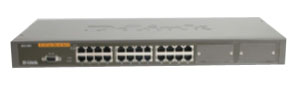 D-Link DES-3026 Управляемый коммутатор 2 уровня с 24 портами 10/100 Base-TX + 2 слотами расширения 