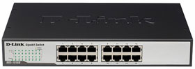 D-Link DGS-1016D 10/100/1000Base-T и функцией энергосбережения - коммутатор
