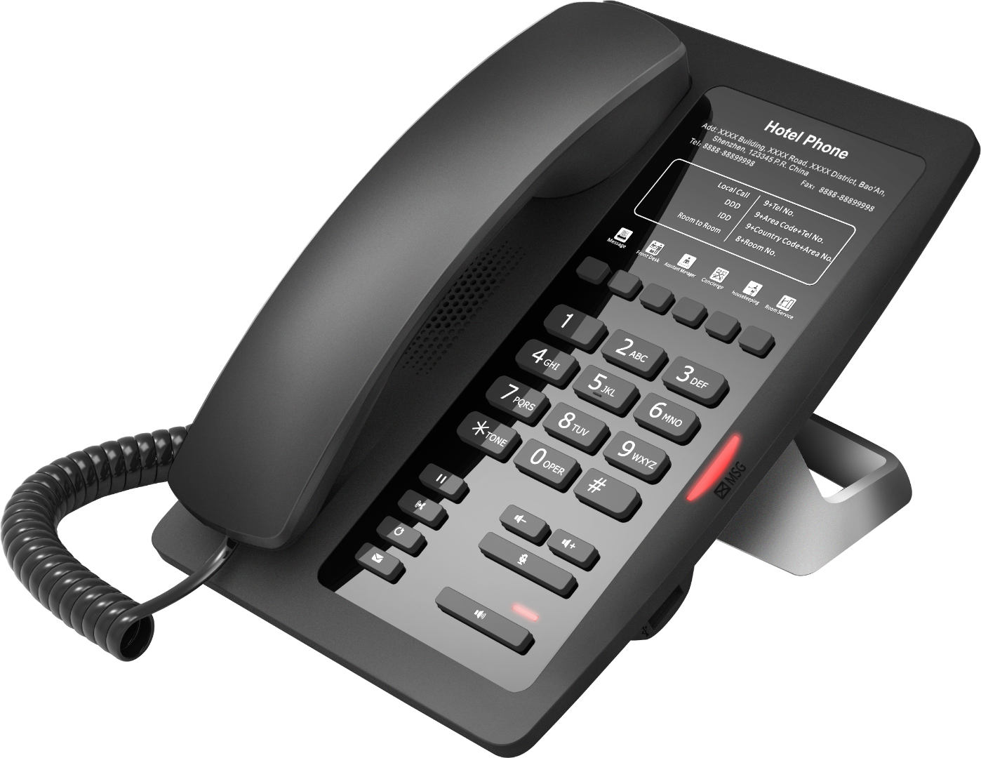 IP телефон гостиничный Fanvil H3