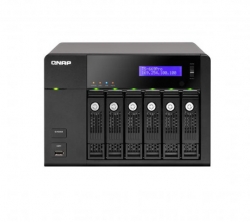 Сетевой RAID-накопитель с шестью отсеками для жестких дисков QNAP TS-669 Pro