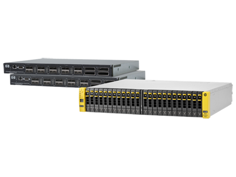 Система хранения данных 3PAR StoreServ Комплект базовой системы SAN HP 3PAR StoreServ H-series 7200 8 ГБ (QR488A)