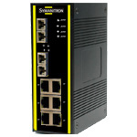 Symanitron SWD-62GF - Промышленные 8-портовые неуправляемые Ethernet коммутаторы с 2 оптическими гигабитными портами