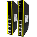 Symanitron SWDG-50A/41SFPA - Промышленные компактные 5-портовые неуправляемые гигабитные Ethernet коммутаторы