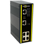 Symanitron SWSP-42 - Промышленные 6-портовые частично управляемые Ethernet коммутаторы с PoE