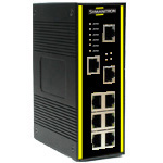 Symanitron SWM-62G - Промышленные 8-портовые управляемые Ethernet коммутаторы с 2 гигабитными портами