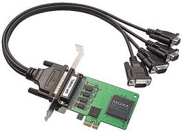 Мультипортовая плата на шине PCI Express MOXA CP-104EL-DB9M