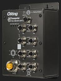 Oring промышленный Fast Ethernet неуправляемый коммутатор TES-1080-M12-BP2