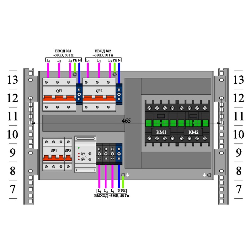 АВР-380-45000Вт-6U
