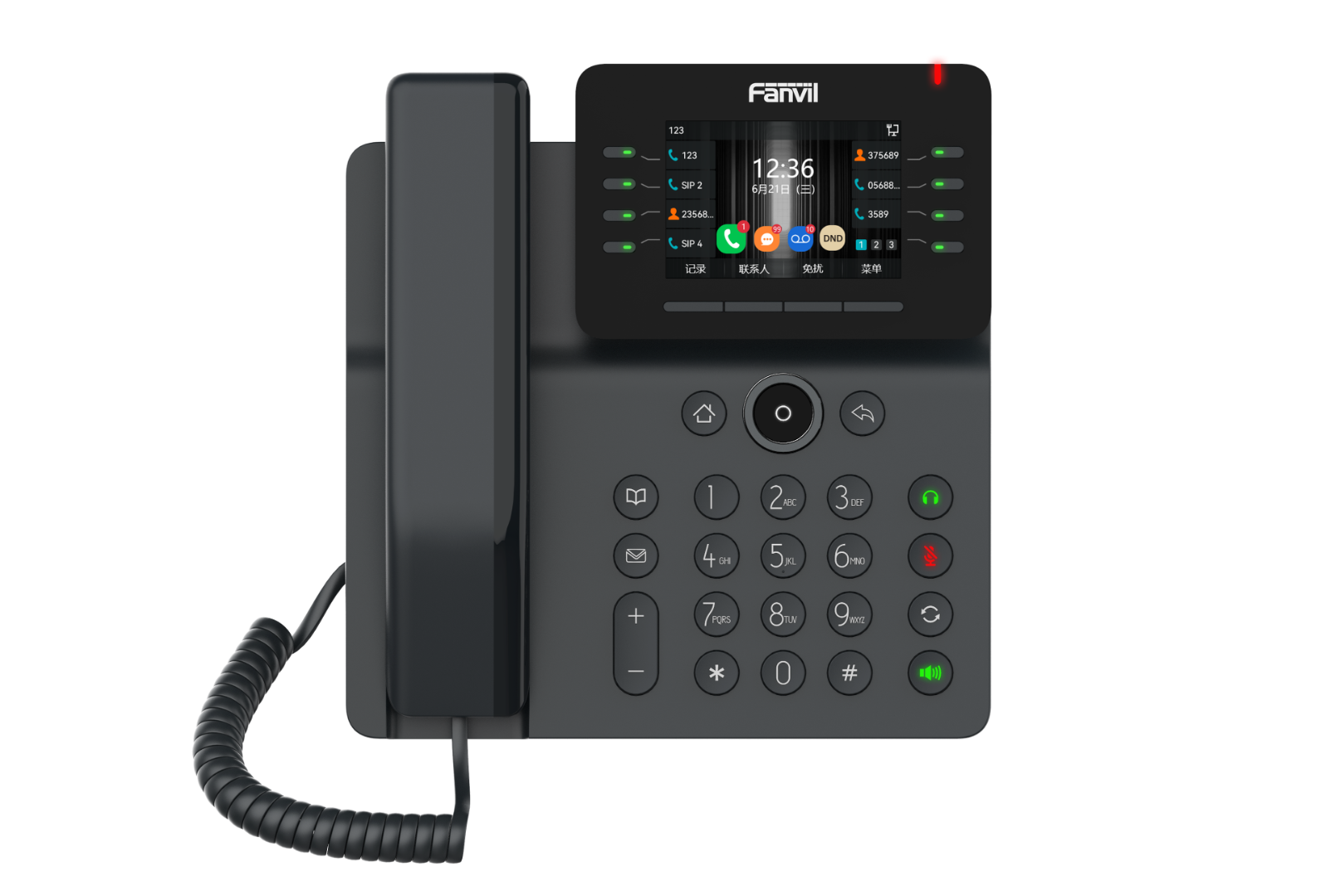 IP телефон среднего уровня Fanvil V64